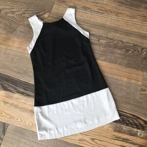 Naked Zebra Color Block Sleeveless Dress Small